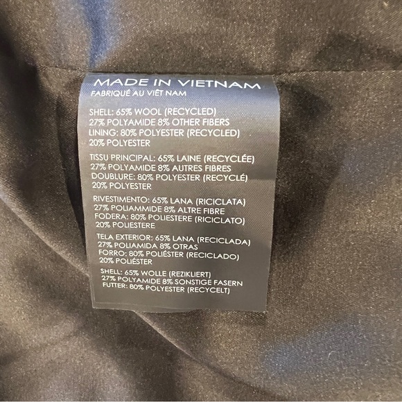 Club Monaco Slim Tailored Wool Trench Coat Women Size M Camel Single Breasted - Picture 13 of 16